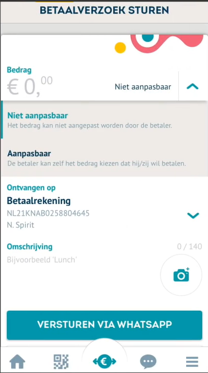 Knab betaalverzoek