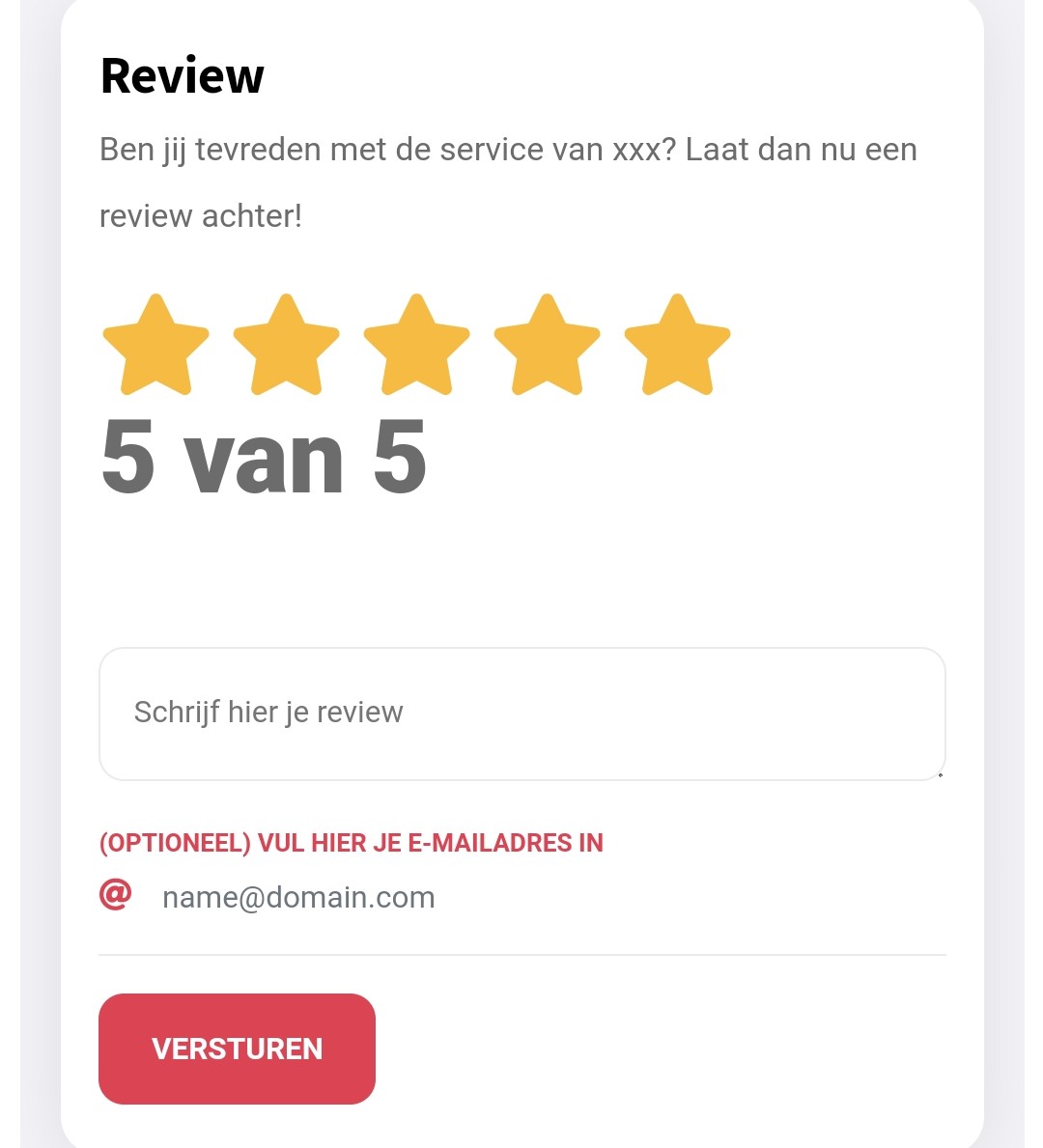 Reviews met een QR code