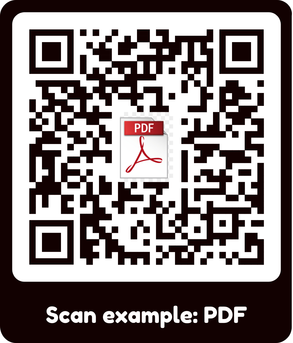 PDF delen met je QR code?